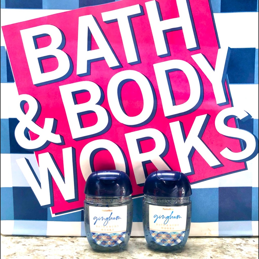 Bath & Body Works 2X Gingham Pocketbacs